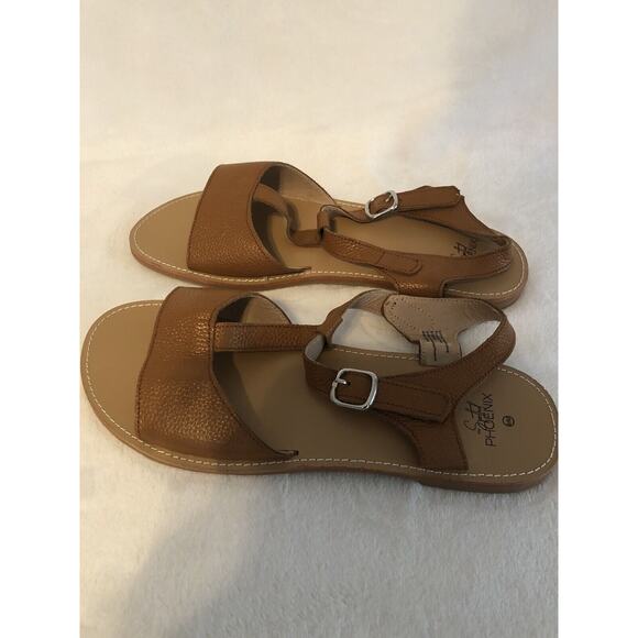 The Spotted Phoenix Womens Sandals 8/8.5 Strap Adjustable Brown Cottagecore - Picture 3 of 12